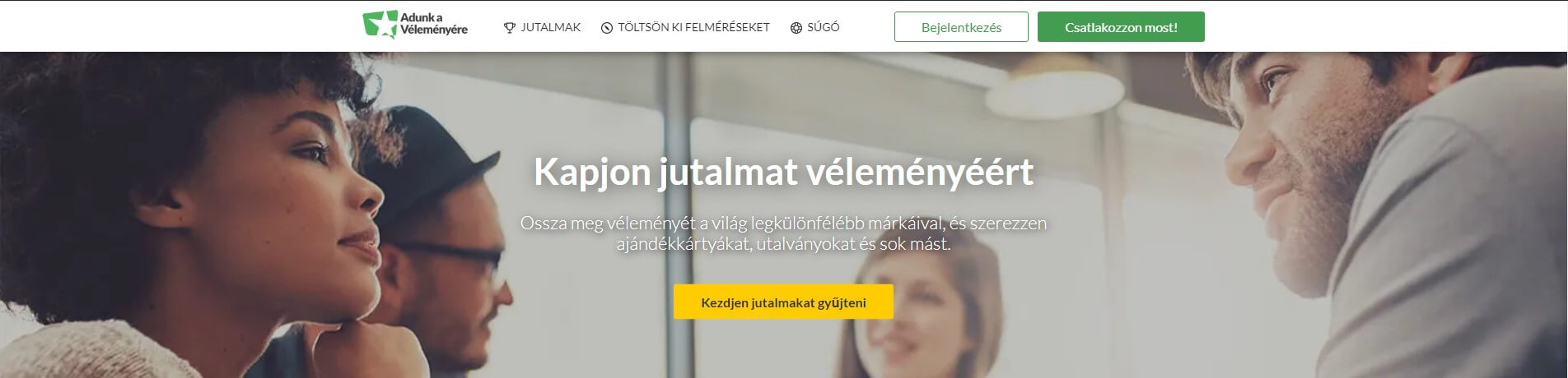 adunk velemenyere weboldal